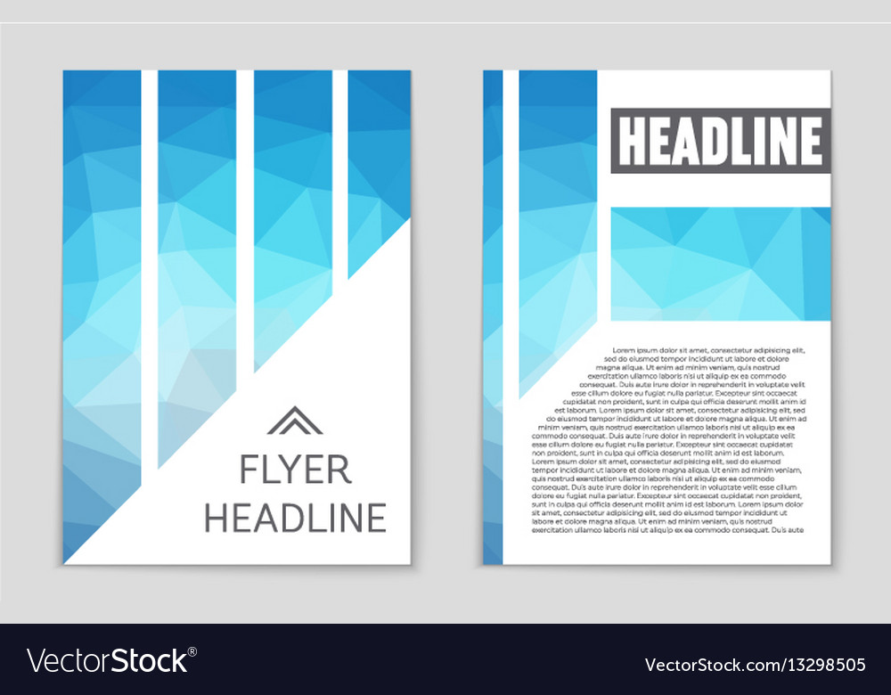 Abstract layout background set for art