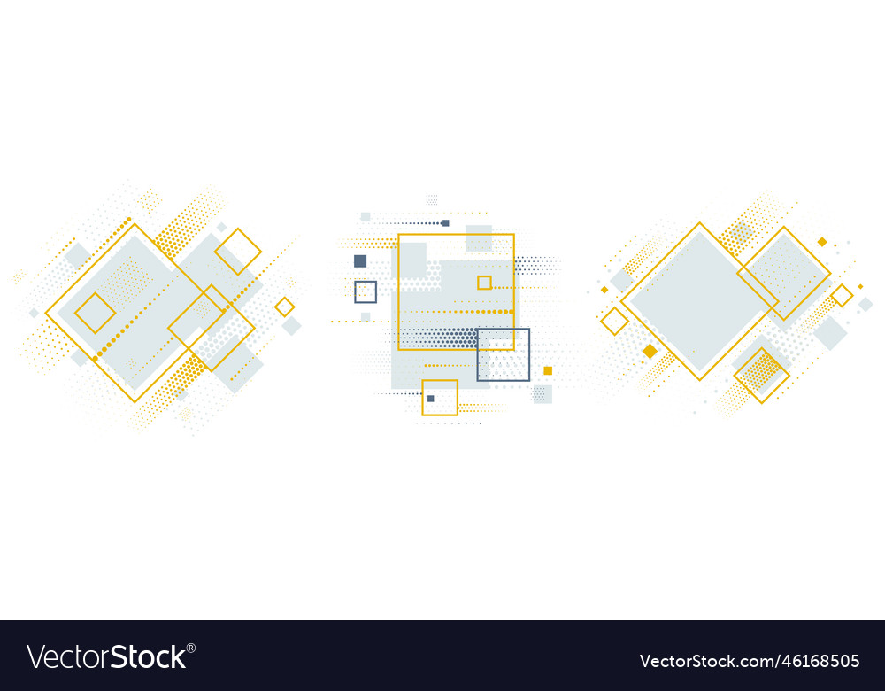 Artistic colorful frames set with different vector image Artistic colorful frames set with different