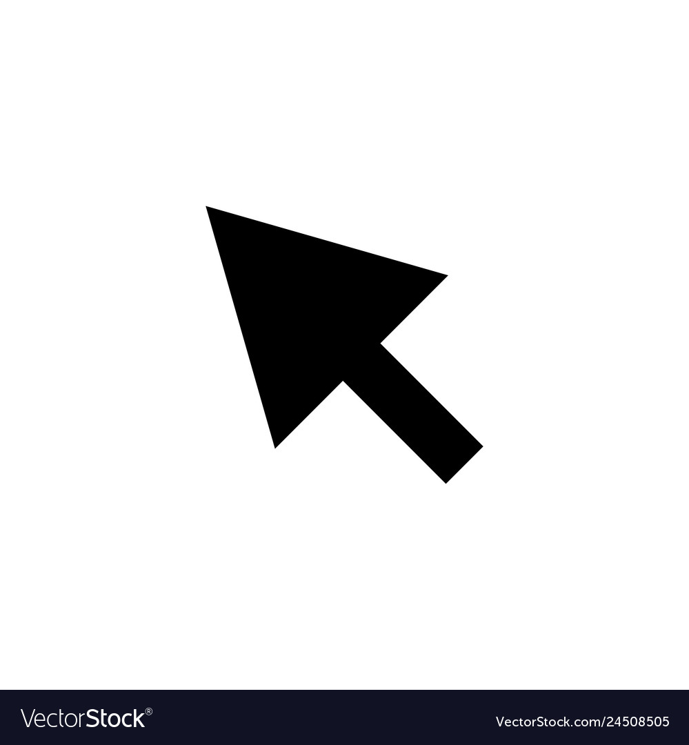 Click icon web arrow sign