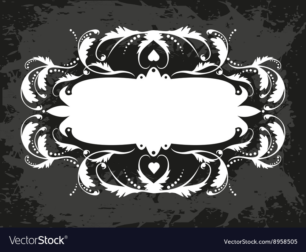 Decorative frame with pattern