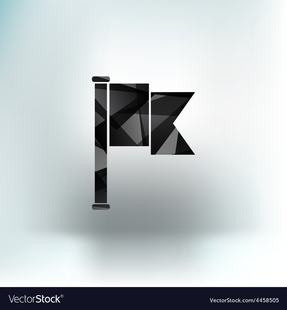 Flag icon mark map sign symbol element