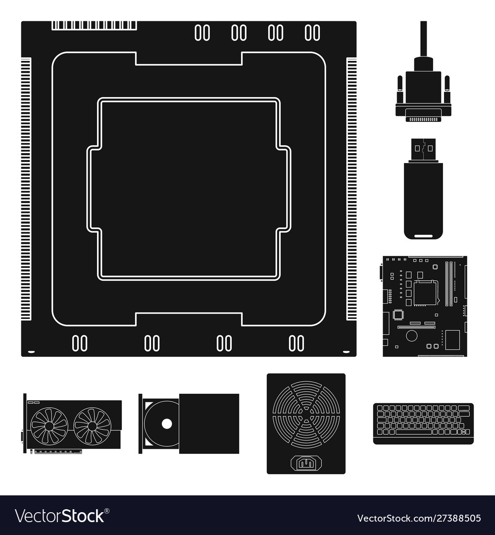 Isolated object internet and electronics sign vector image Isolated object internet and electronics sign