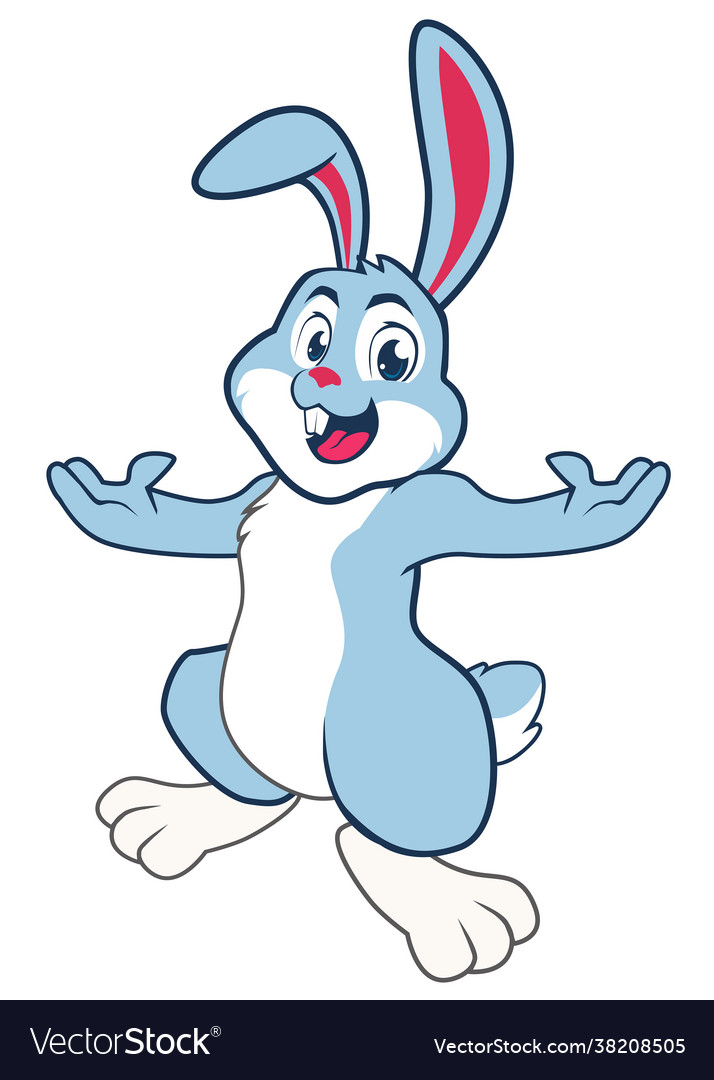 Rabbit bunny mascot cartoon