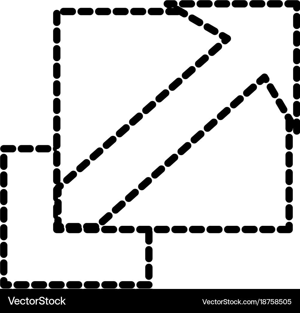 Square shape design Royalty Free Vector Image - VectorStock