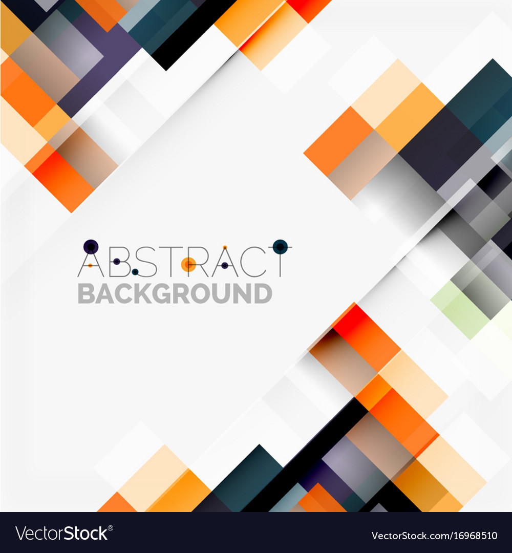 Abstract blocks template design background simple Vector Image