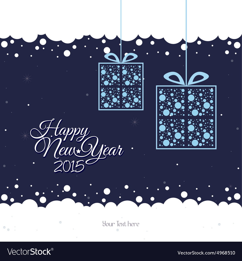 Abstract happy new year background with some