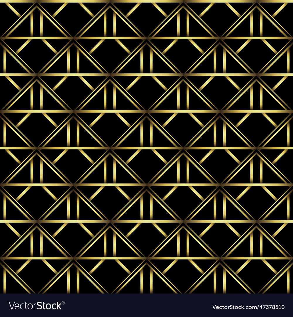 Art deco pattern background in 1920s style Vector Image