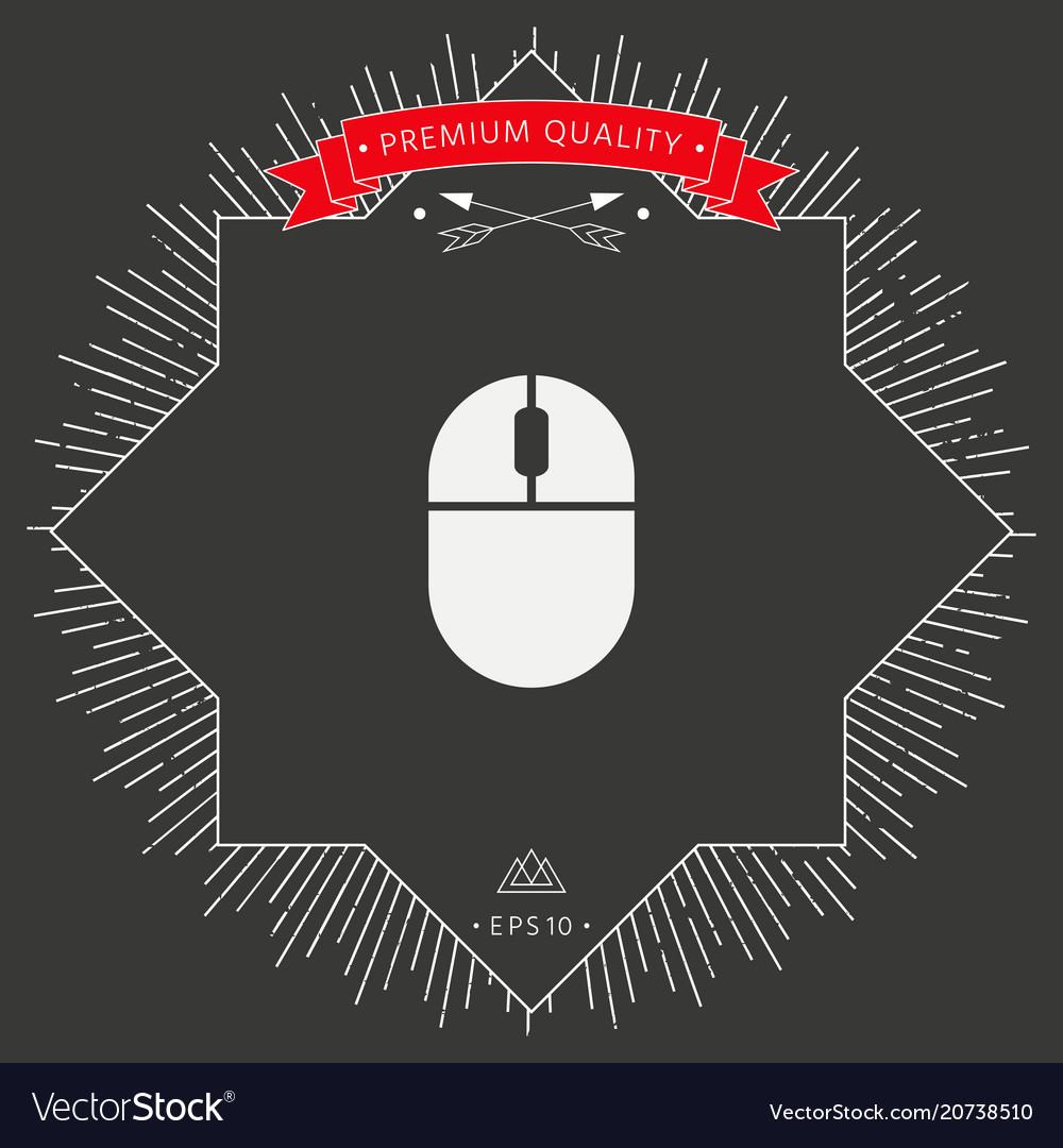 Computer mouse icon vector image Computer mouse icon