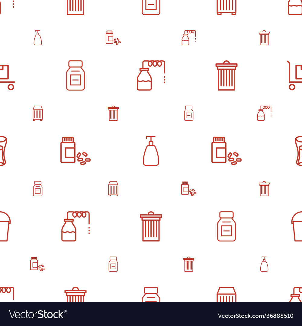 Container icons pattern seamless white background
