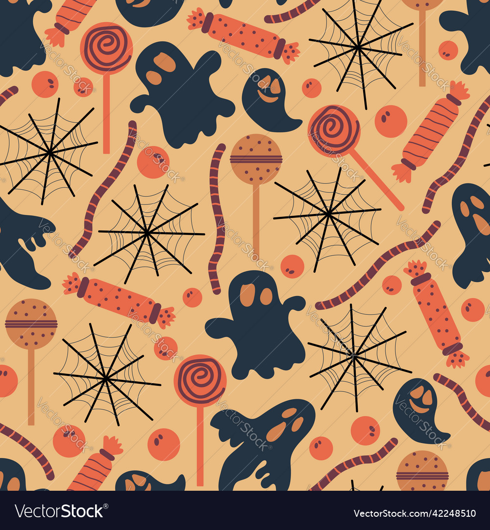 Halloween elements repeat pattern