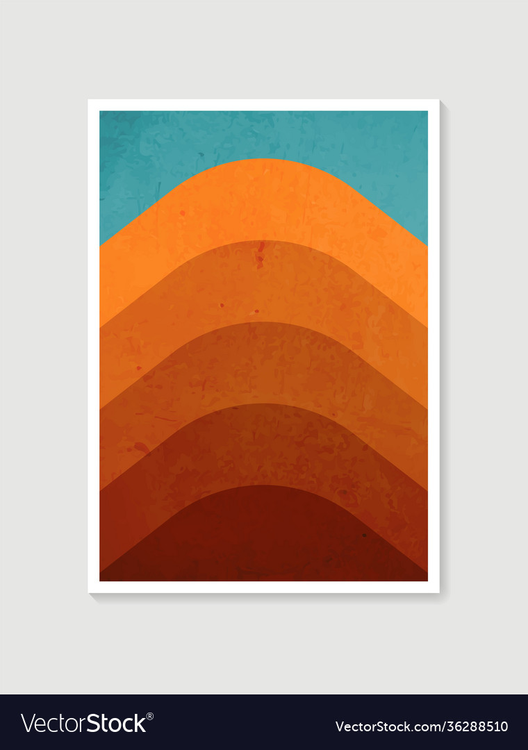 Bergwand Kunst Erdtöne Landschaften vector image Bergwand Kunst Erdtöne Landschaften
