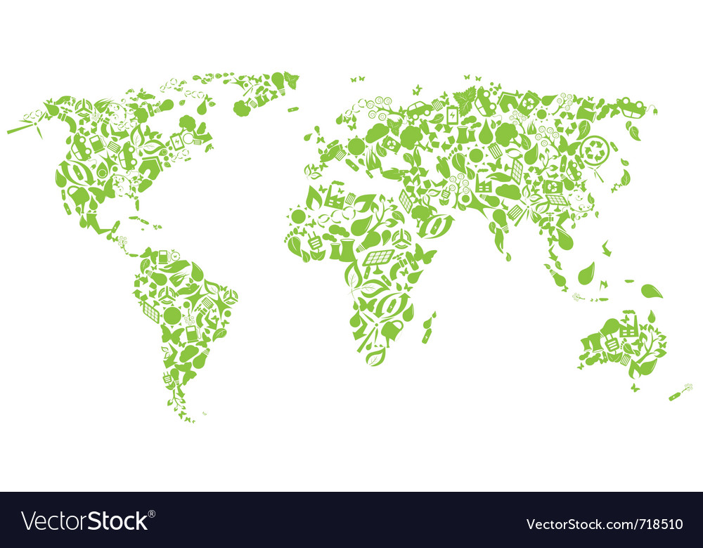 Natural geography Royalty Free Vector Image - VectorStock