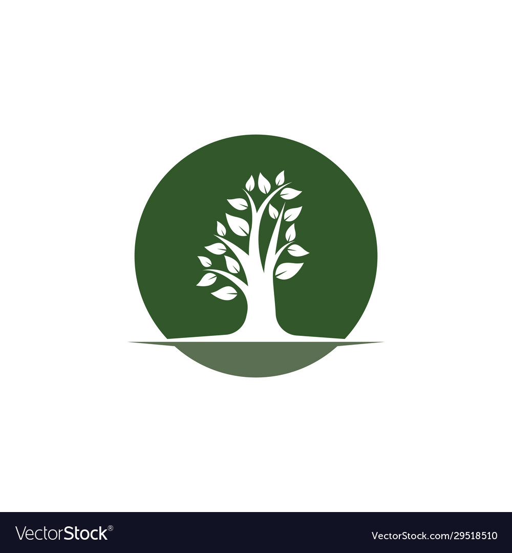 Tree logo template icon