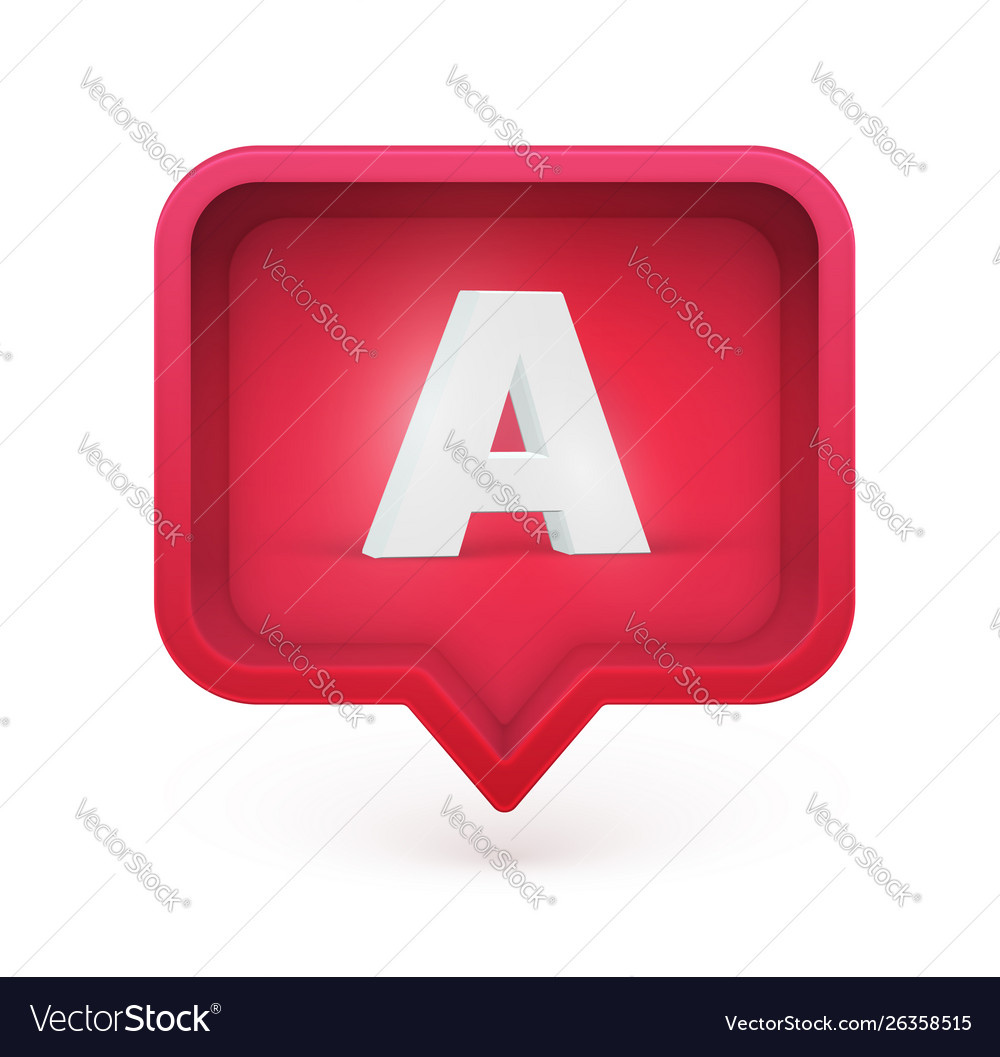 3d character in a speech bubble