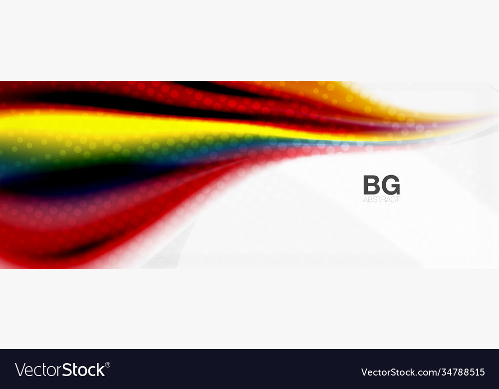 Abstract background smooth flowing lines blurred vector image Abstract background smooth flowing lines blurred