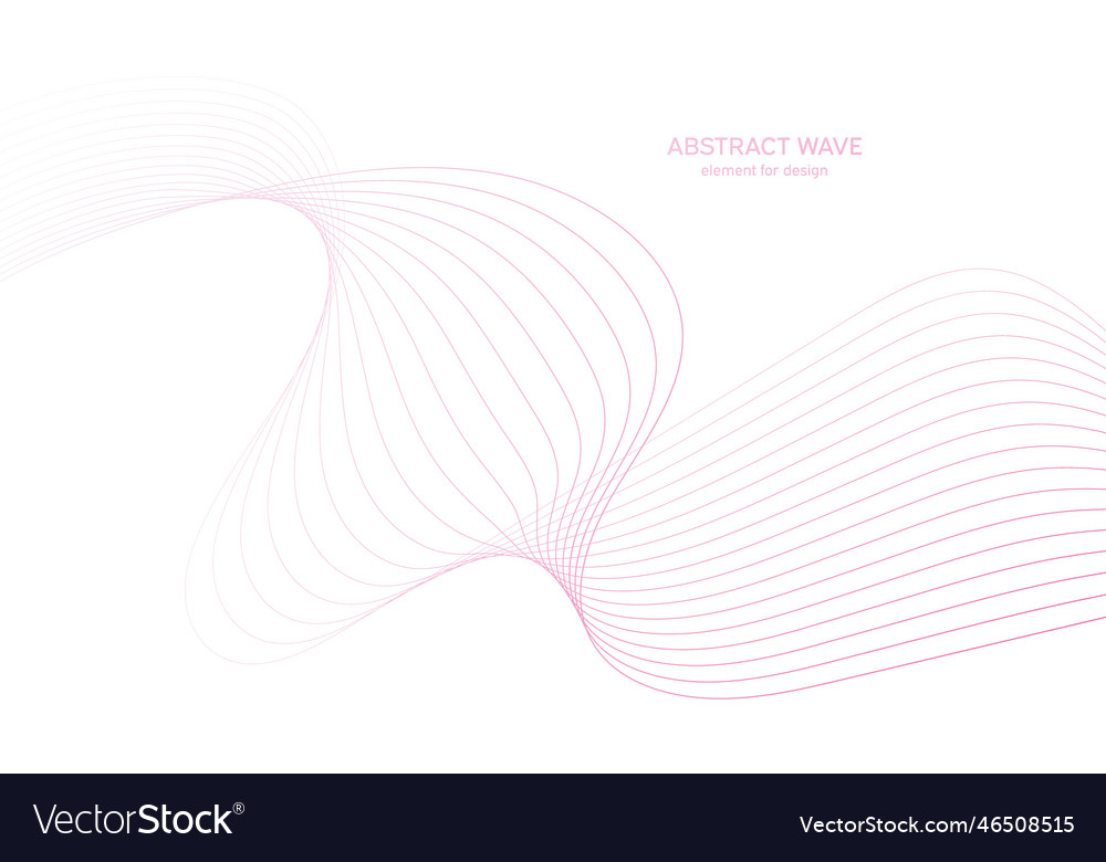 Abstract colorful wave element for design digital vector image Abstract colorful wave element for design digital
