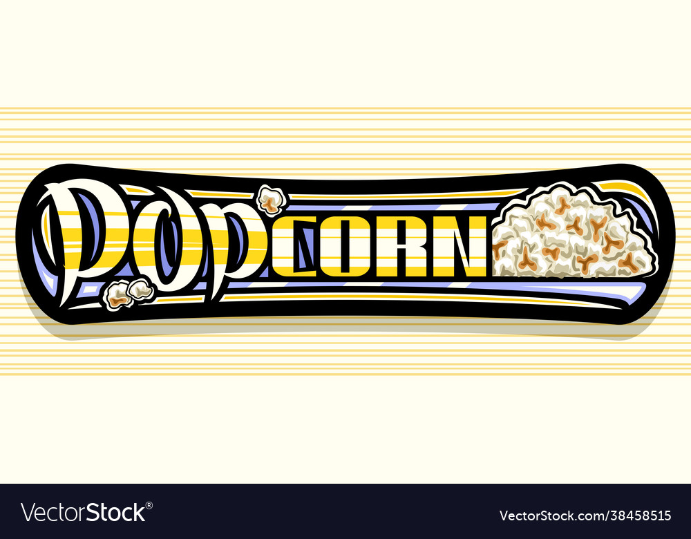 Banner für Popcorn