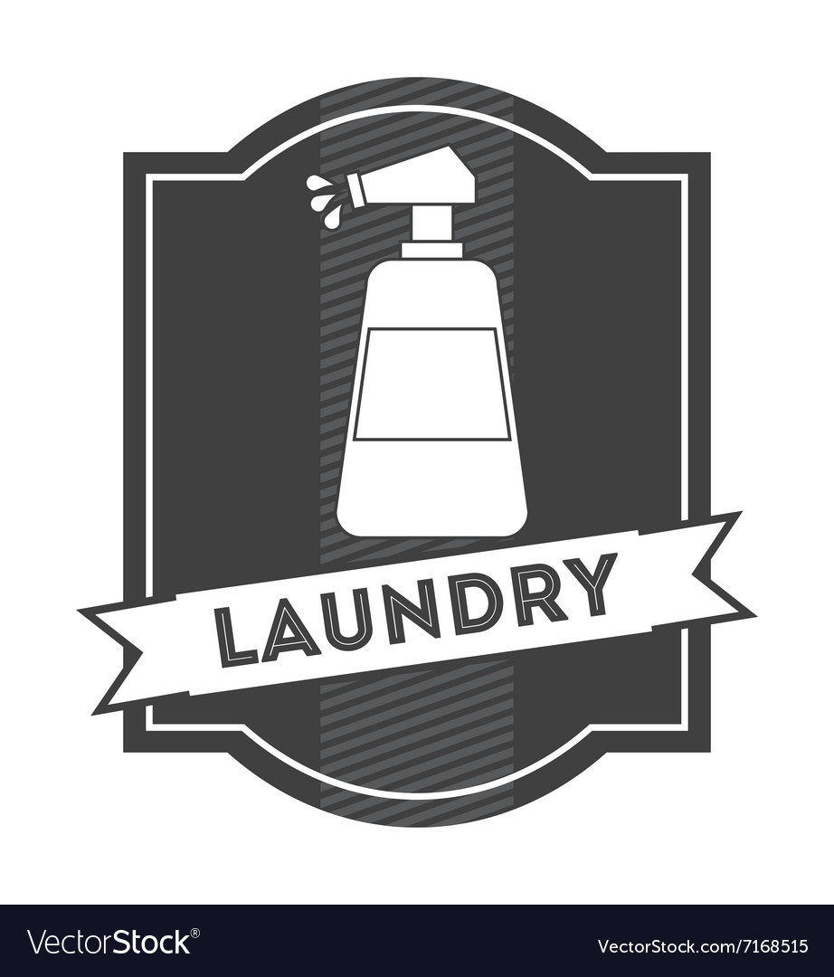 Laundry service design Royalty Free Vector Image