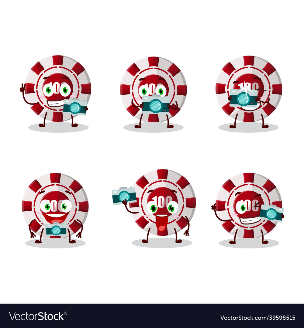 Photographer profession emoticon with 100 dollar