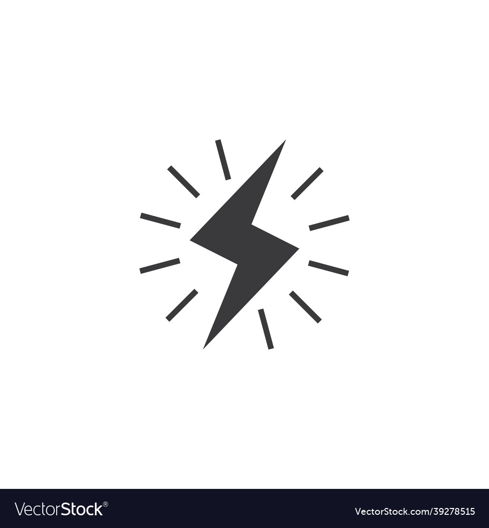 Power Lightning Logo Royalty Free Vector Image