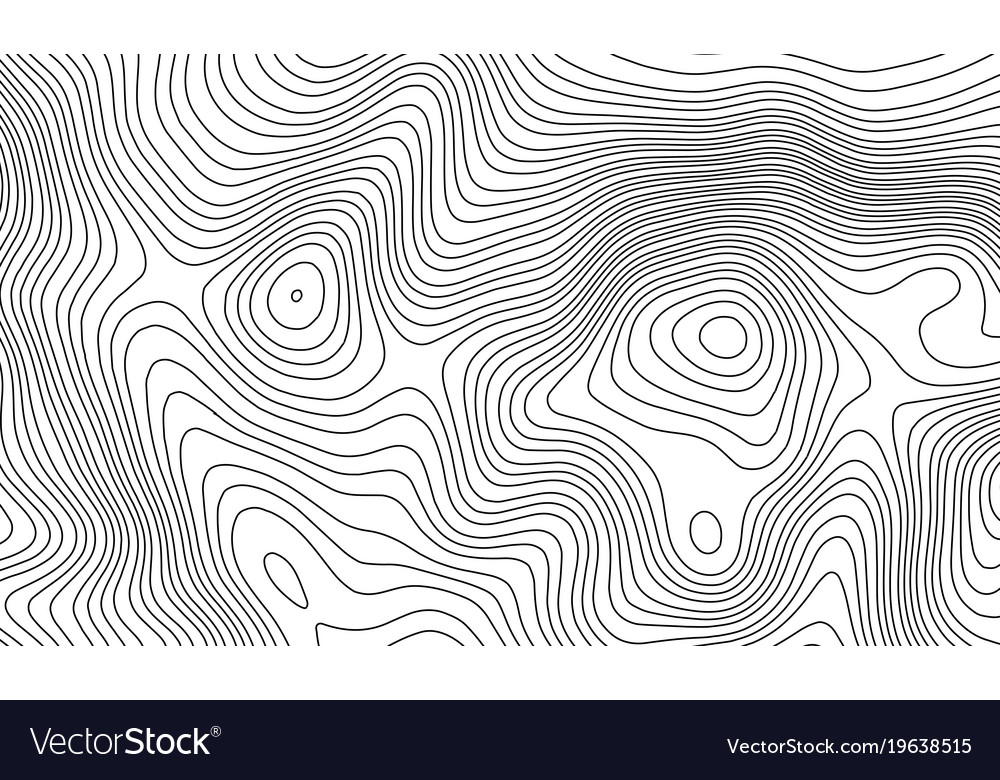 Topographic Map With Contours Topographic Map Contour Background Topo Map Vector Image