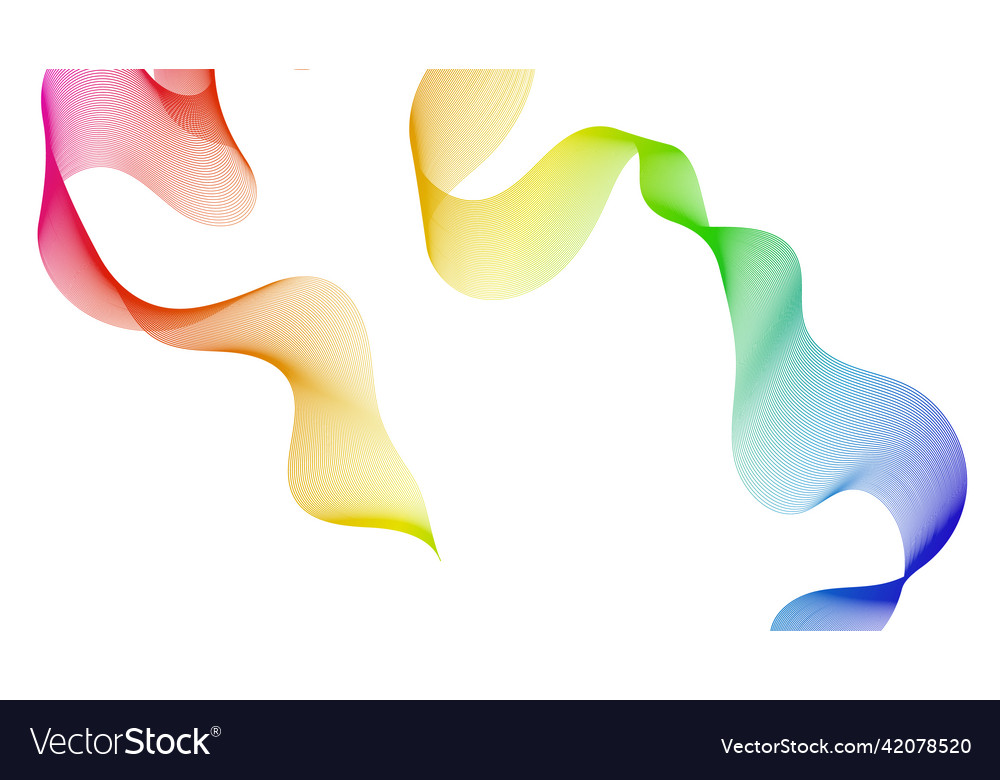 Abstract backdrop with wave gradient lines Vector Image Abstract backdrop with wave gradient lines