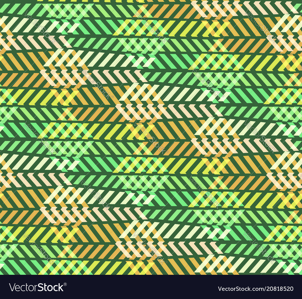 Abstract break zigzag green forest pattern vector image Abstract break zigzag green forest pattern