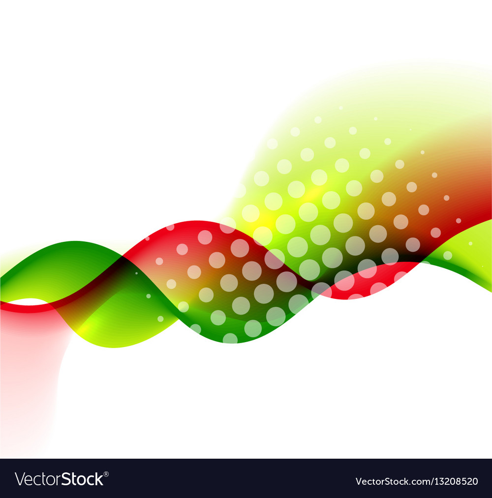 Abstract curved lines background template Vector Image