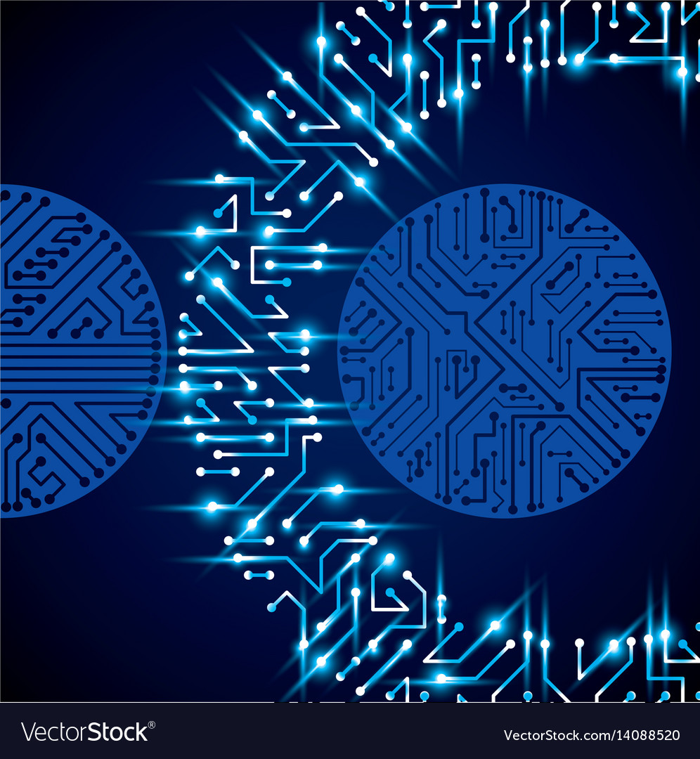 Circuit board futuristic cybernetic texture