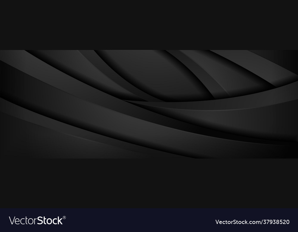 Dynamic Black Shape Background