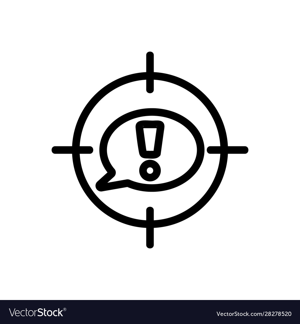 Finding a icon solution isolated contour Vector Image Finding a icon solution isolated contour