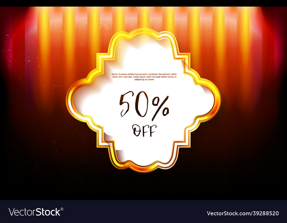 Frame on the background of a red curtain Vector Image Frame on the background of a red curtain