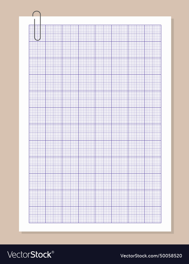 Millimeter graph paper grid abstract squared vector image Millimeter graph paper grid abstract squared