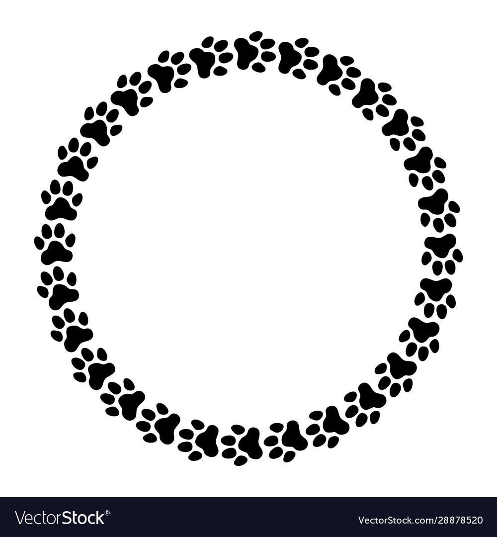 Paw Print Frame