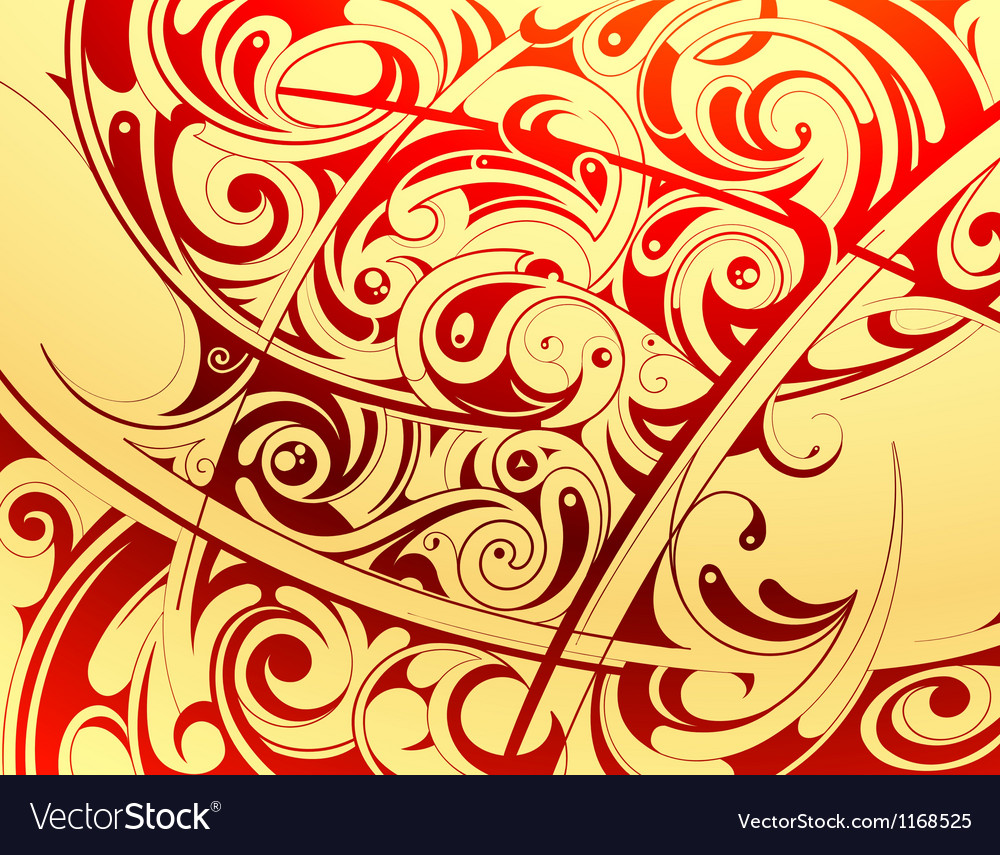 Abstract Tribal Inspired Background Royalty Free Vector