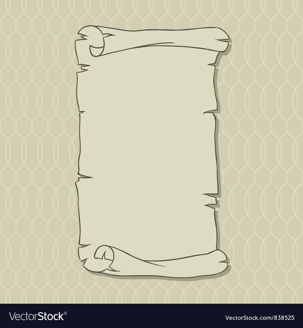 Antique Scroll Page Background
