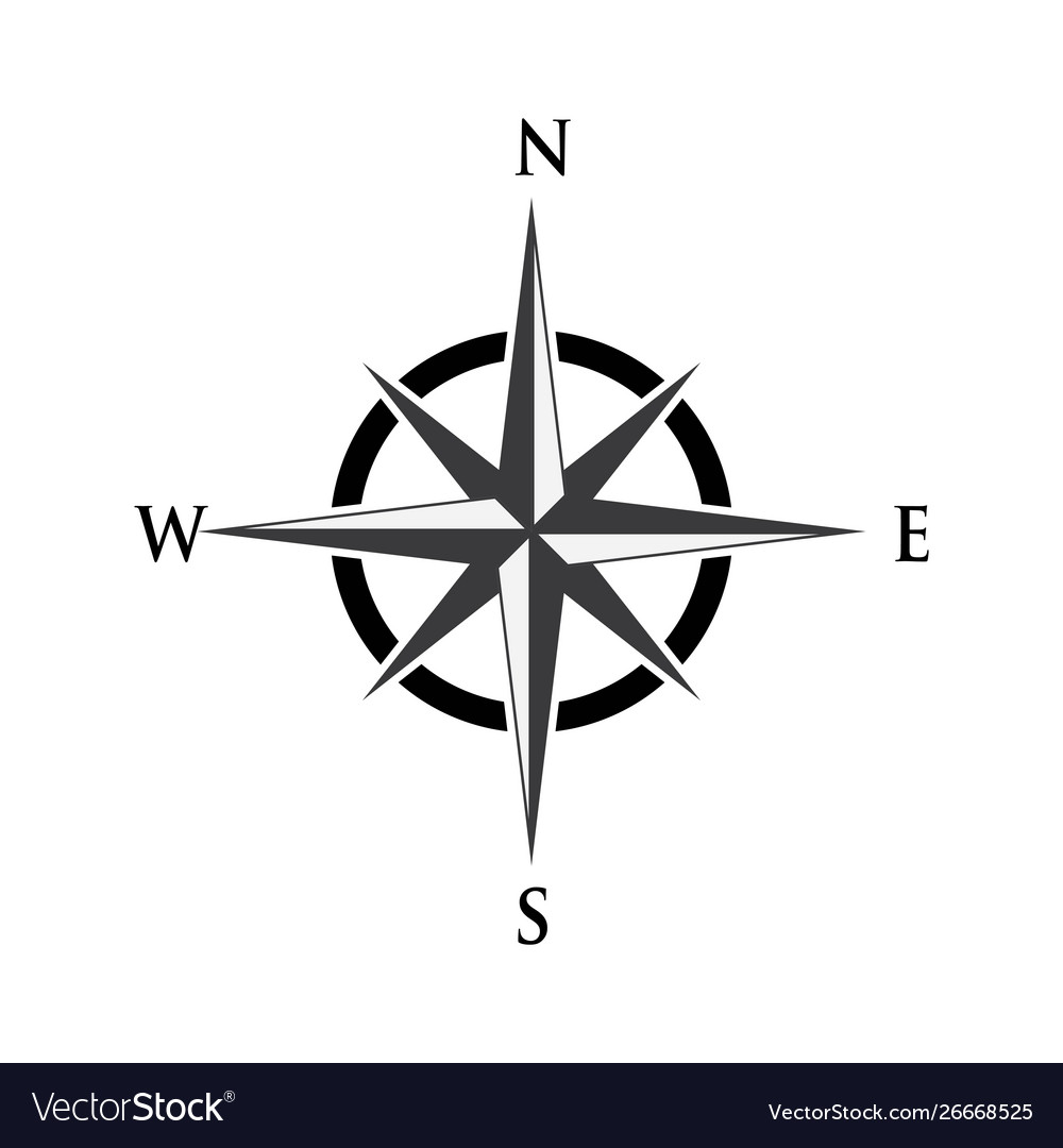 Compass Icon - Navigation Symbol