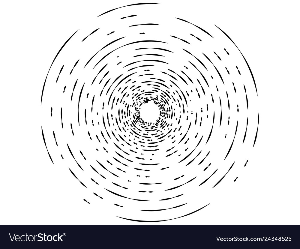 Monochrome Swirl Vortex Background
