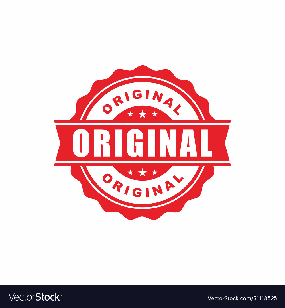 Original stamp Royalty Free Vector Image - VectorStock