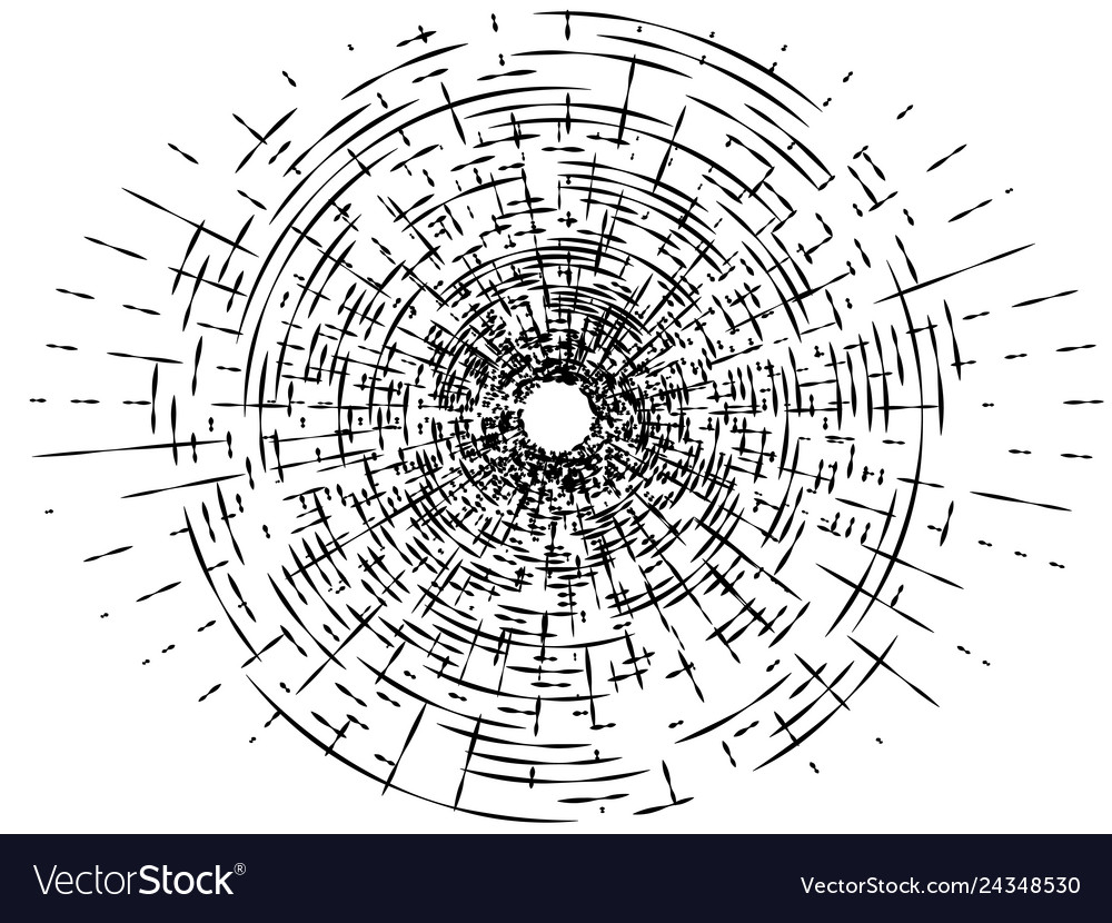 Abstract monochrome psychedelic square background vector image Abstract monochrome psychedelic square background