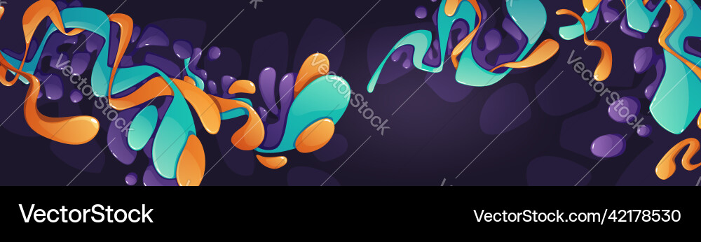Art exhibition poster with abstract background Vector Image