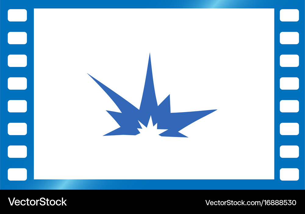 Explosion icon Royalty Free Vector Image - VectorStock