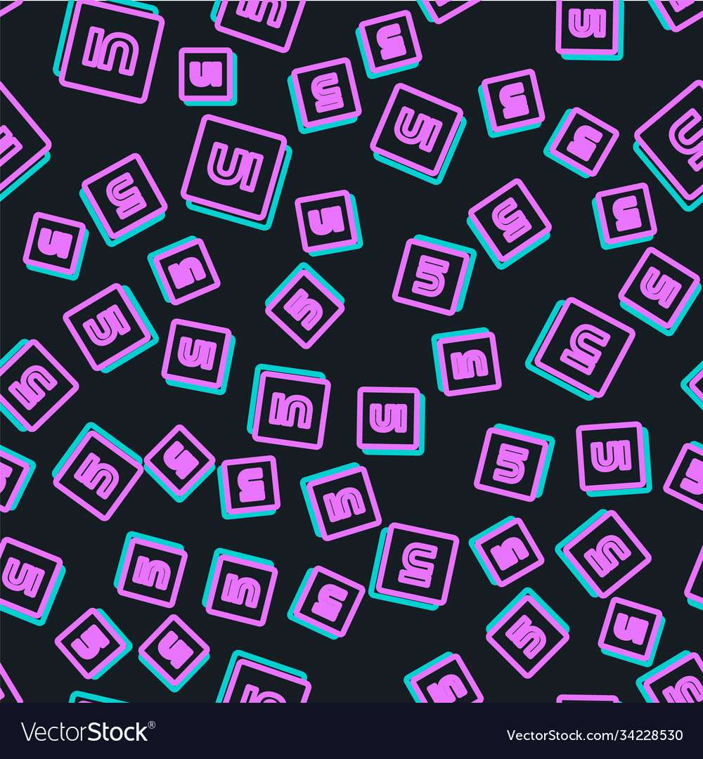 Line ui or ux design icon isolated seamless vector image Line ui or ux design icon isolated seamless