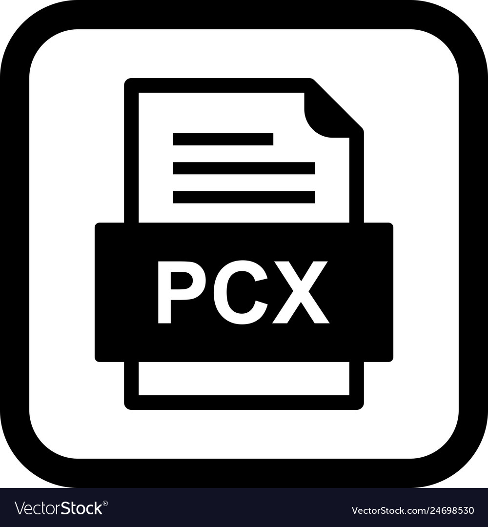 Pcx file document icon