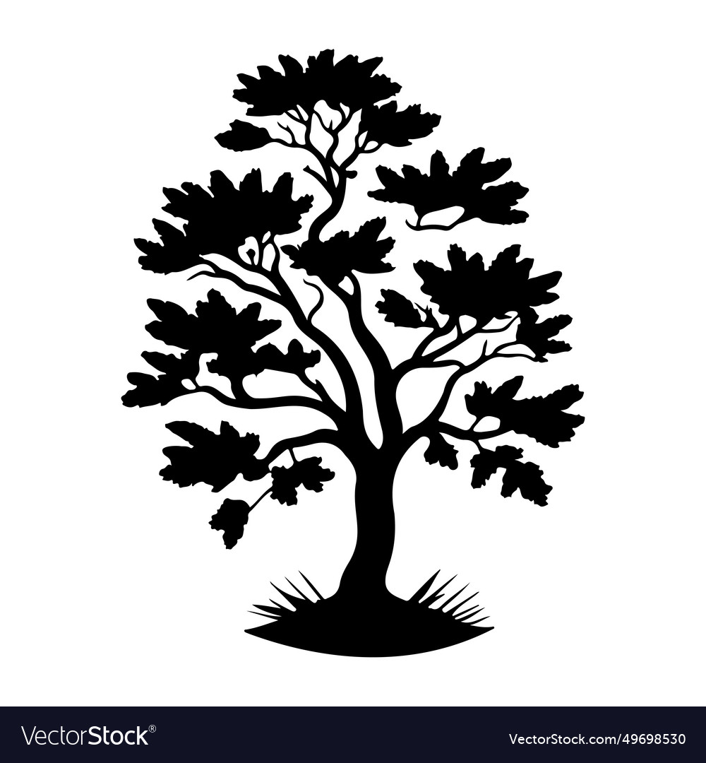 quercus-icon-hand-draw-black-colour-tree-logo-vector-image