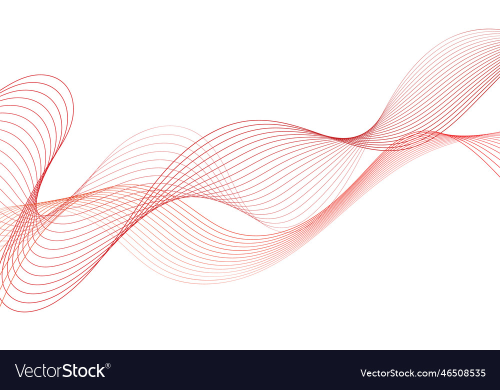 Abstract colorful wave element for design digital