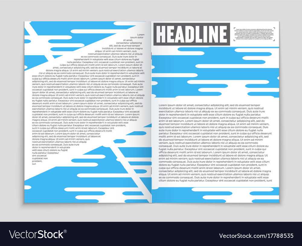 Abstract layout background set for art
