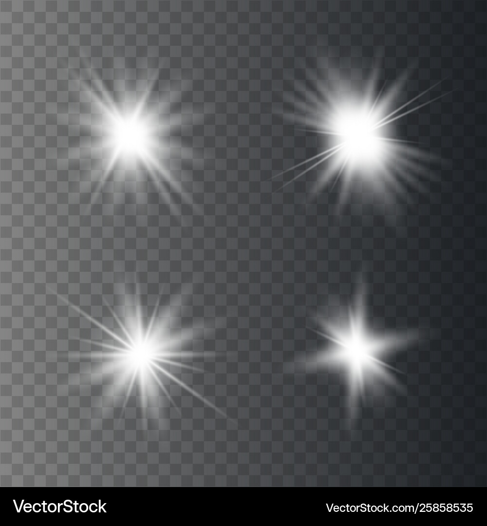 Glow light effect Royalty Free Vector Image - VectorStock