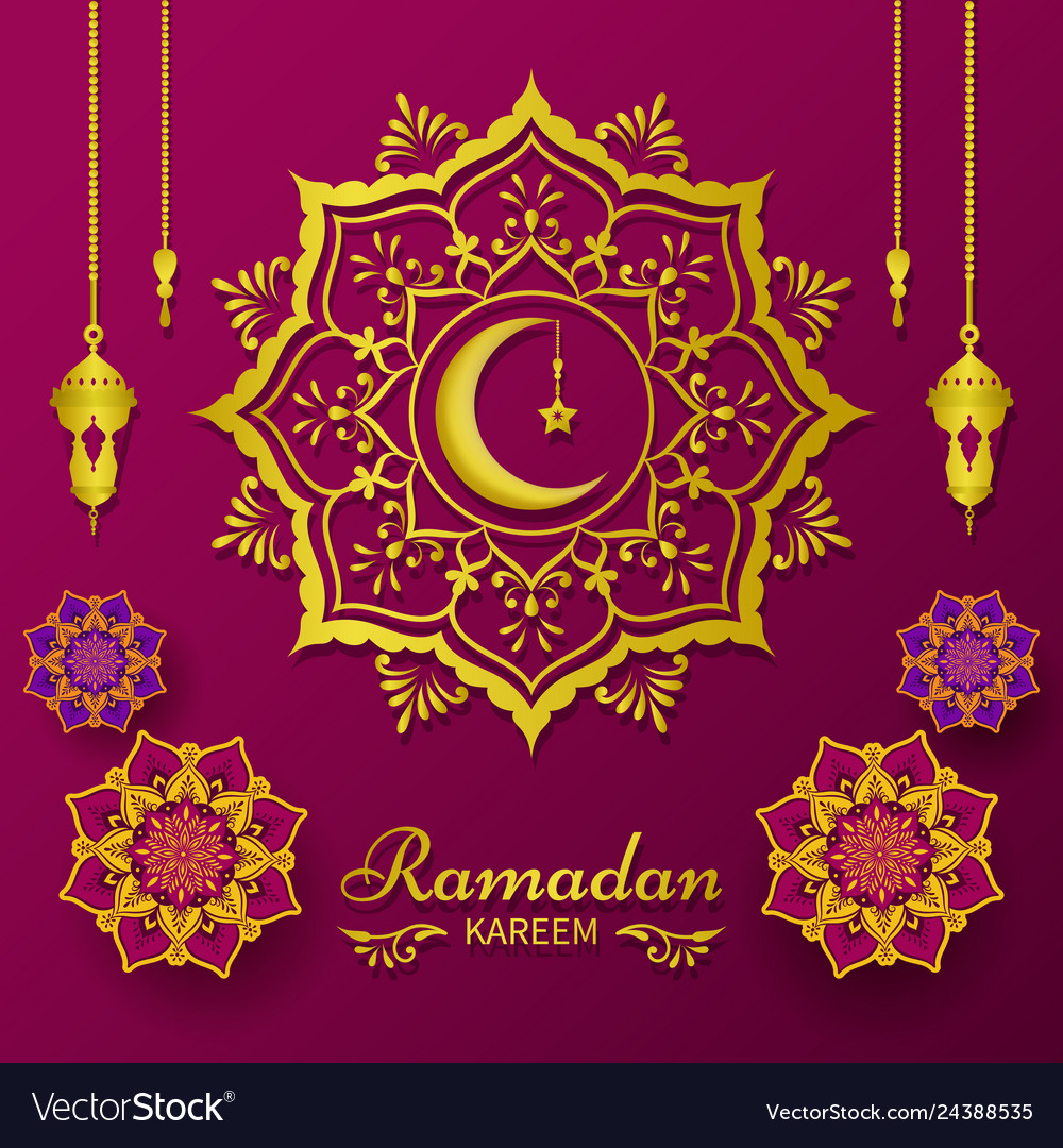 Greeting card for the holy month of ramadan