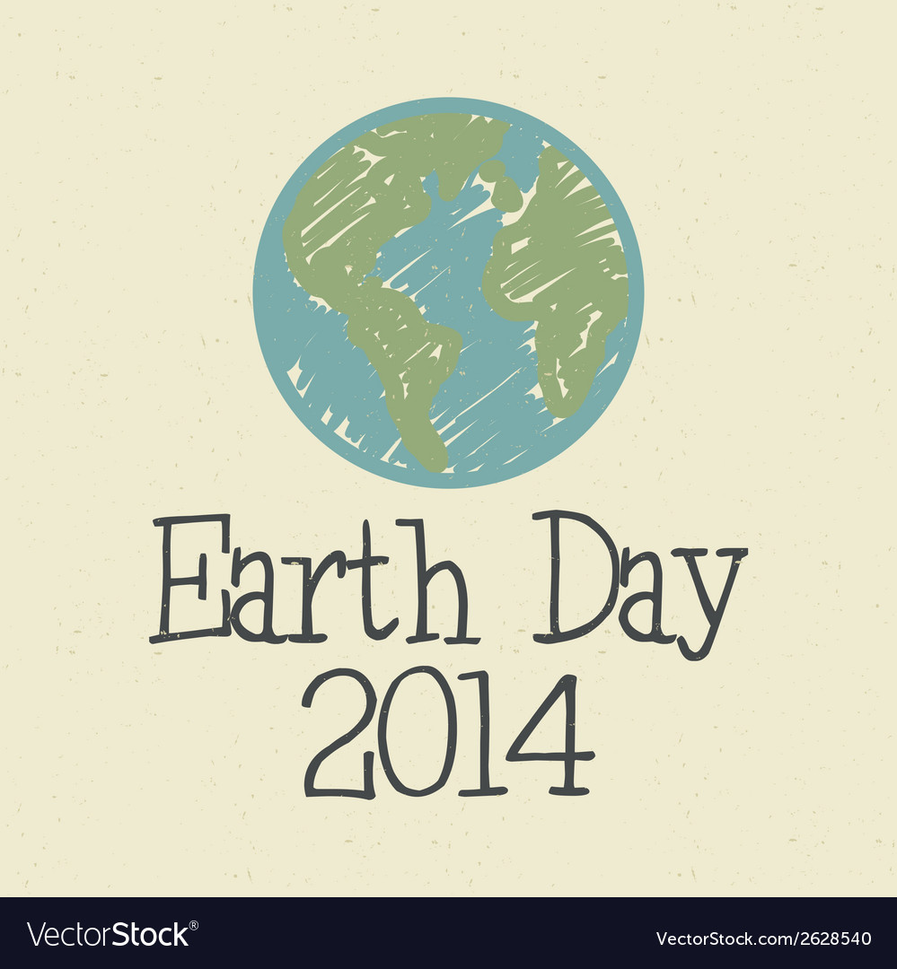 Abstract earth day background with special objects